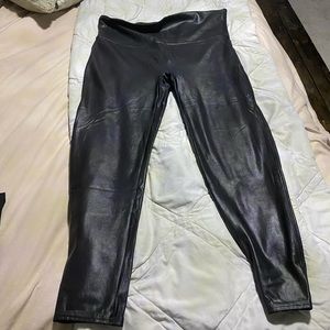 Spanx faux leather leggings